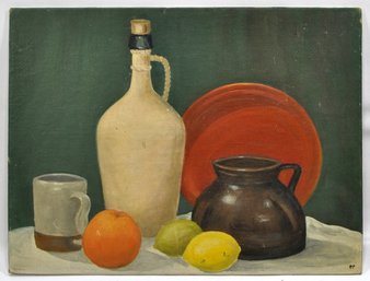 Vintage Still Life Oil Painting