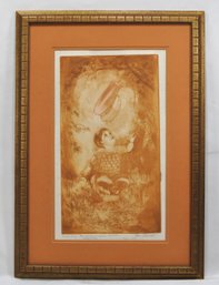 Joan Russell (20 Th Century) ' The Balloons' Artist's Proof