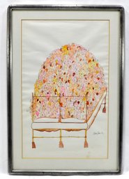 Diane Elson (b.1953) Bed With Jostling Nude Figures