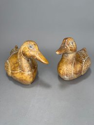 Designer Repros Pair Of Duck Sculptures