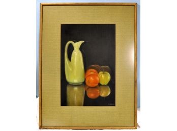 Antique  ZOHN Pastel Still Life
