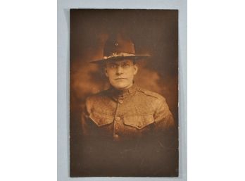Antique Photograph Of Soldier