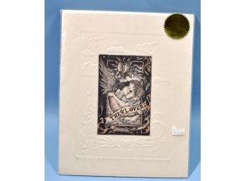 Original Sandra Salzillo ' The Lovers '  Etching Artist Signed With COA