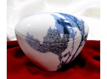 Original DANSK Porcelain Lidded Gravy Dish Magnolia Pattern