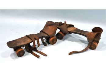 Pair Antique J.B.CC. Roller Skates