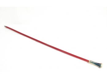 Vintage Painted Wood Magician Stick Cane