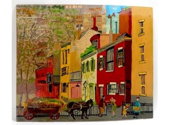 Cityscape Oil Painting