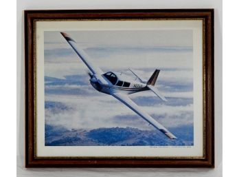 Vintage Airplane Framed Print