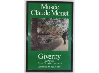 Vintage Claude Monet Museum Poster