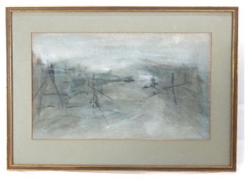 Vintage Abstract Oil Painting