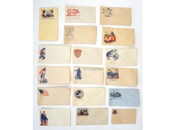 Lot 17 Original Civil War Union Patriotic Covers