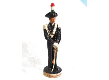 Vintage Liquor Galliano Italian Soldier Liquor Decanter Bottle