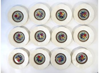 Set 12 Wedgewood Dinner Plates