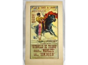 Vintage Corrida Poster