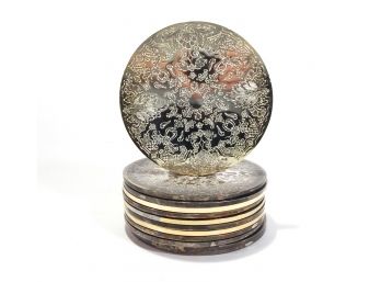 Set 12 Vintage Silverplate Hot Plates