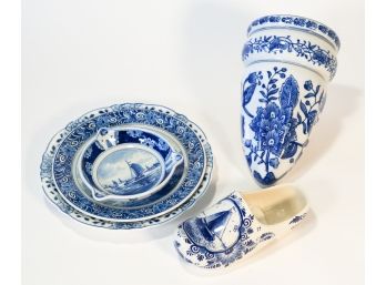 Lot Of Various Delft Porcelain