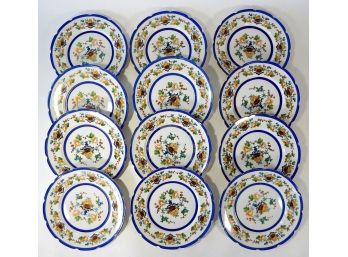 Set 12 Czechoslovakian Phoenix Dinner Plates
