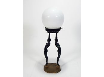 Vintage Art Deco Frankart Style Nude Maidens Lamp