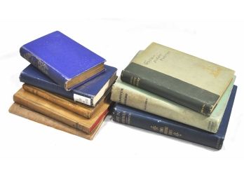 Lot 8 Antique Books