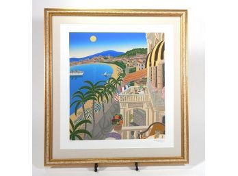 Thomas Frederick MCKNIGHT (1941) Original Serigraph 'Cannes'