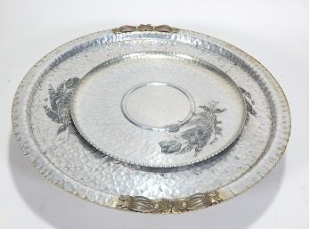 Vintage Original Rodney Kent Hand Wrought Case Stand & Tray