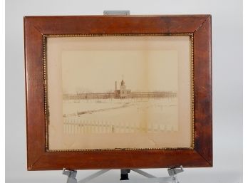 Large Antique Photograph Oak Frame