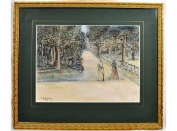 Original Framed Joyce Federowicz Watercolor