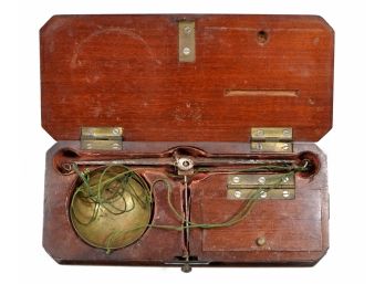 Antique Jeweler's Gold Diamond Pocket Scale