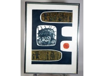 Original Marc DAVIS (1913-2000) 'Devil Rain On My Parade' Signed Print