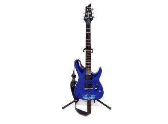 Original Vintage Schecter Omen 6 Diamond Series (blue) Electric Guitar