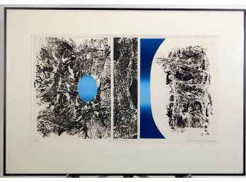 Vintage 'Earth & Sky' Color Print Signed