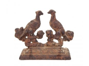 Antique Early 19th Century Birds - Cast Iron Holder