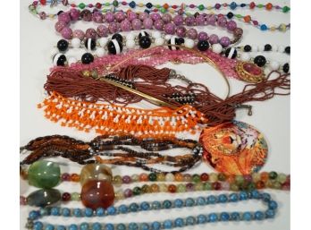 Lot Of Costume Jewelry Necklaces