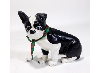 Cast Iron Terrier Dog Door Stopper