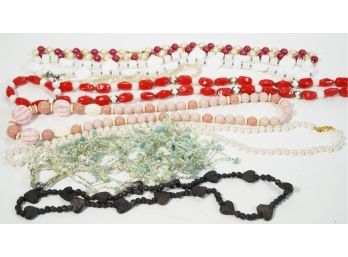 Lot Of Costume Jewelry Necklaces