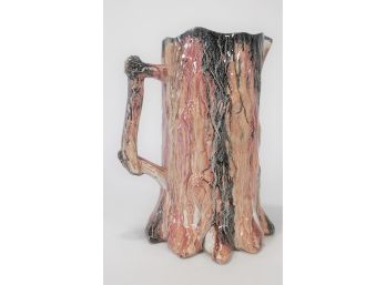 Large Majolica Pitcher Made In Spain