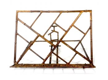 Vintage Brass Book Holder/stand