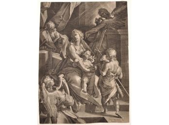 Original Bartholomeus SPRANGER (1546-1611) Etching