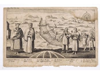 Original 1749 Engraving For Framing