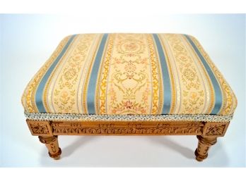 Antique Carved Foot Stool