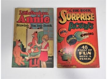 2 Antique Drawing Books 1932 & 1936