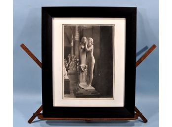 Antique Goupil Nude Print After F. Jouffroy 'Le Premier Secret Confi  Vnus' (1839)
