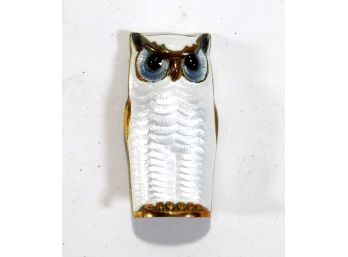Original David ANDERSEN Sterling & Enamel OWL Brooch