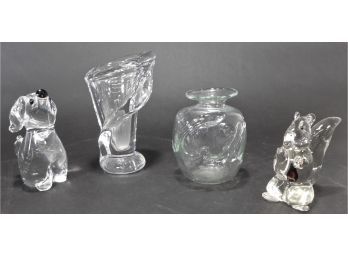 Lot Of Lead Crystal And Glass Pieces