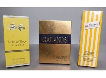 Bottles Of Eau De Toilette, And Eau De Parfum