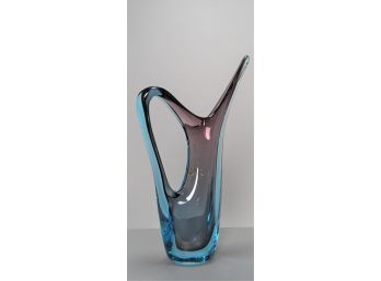 Colorful Art Glass Vase