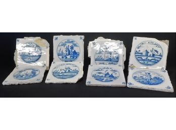 Lot Of Hans Van Lemmen Dutch Tiles