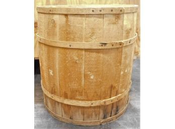 Half Barrel Wooden Planter