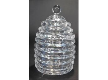 Beehive Shaped Glass Jar