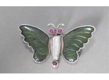 Sterling Silver Butterfly Pendant